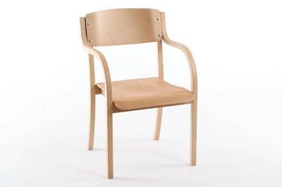Stühle mit Armlehnen aus Holz